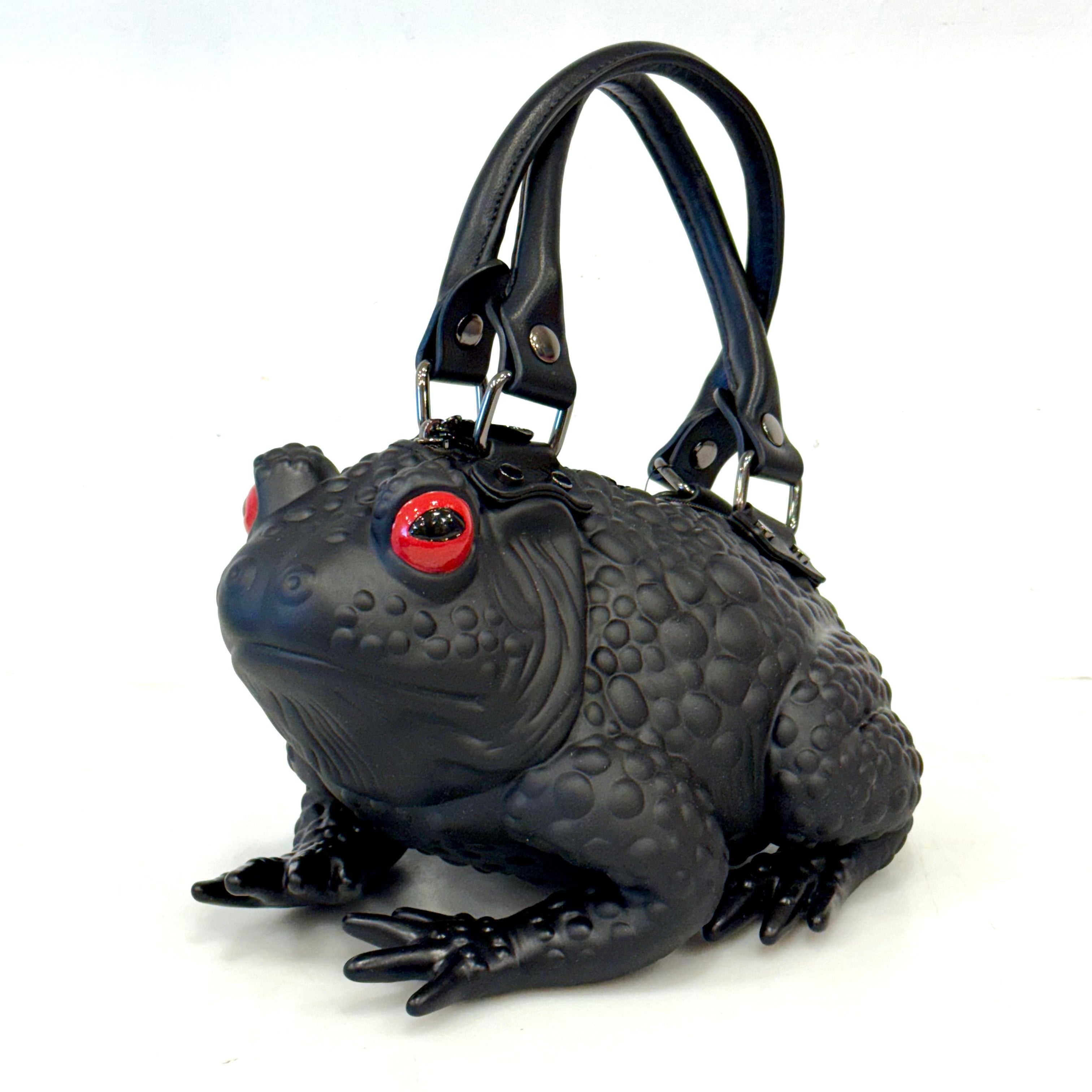 Black Toad Bag - Red Eyes Gunmetal Hardware