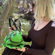 Green Glow in the Dark Toad Bag