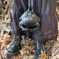 Black Toad Bag - Red Eyes Gunmetal Hardware