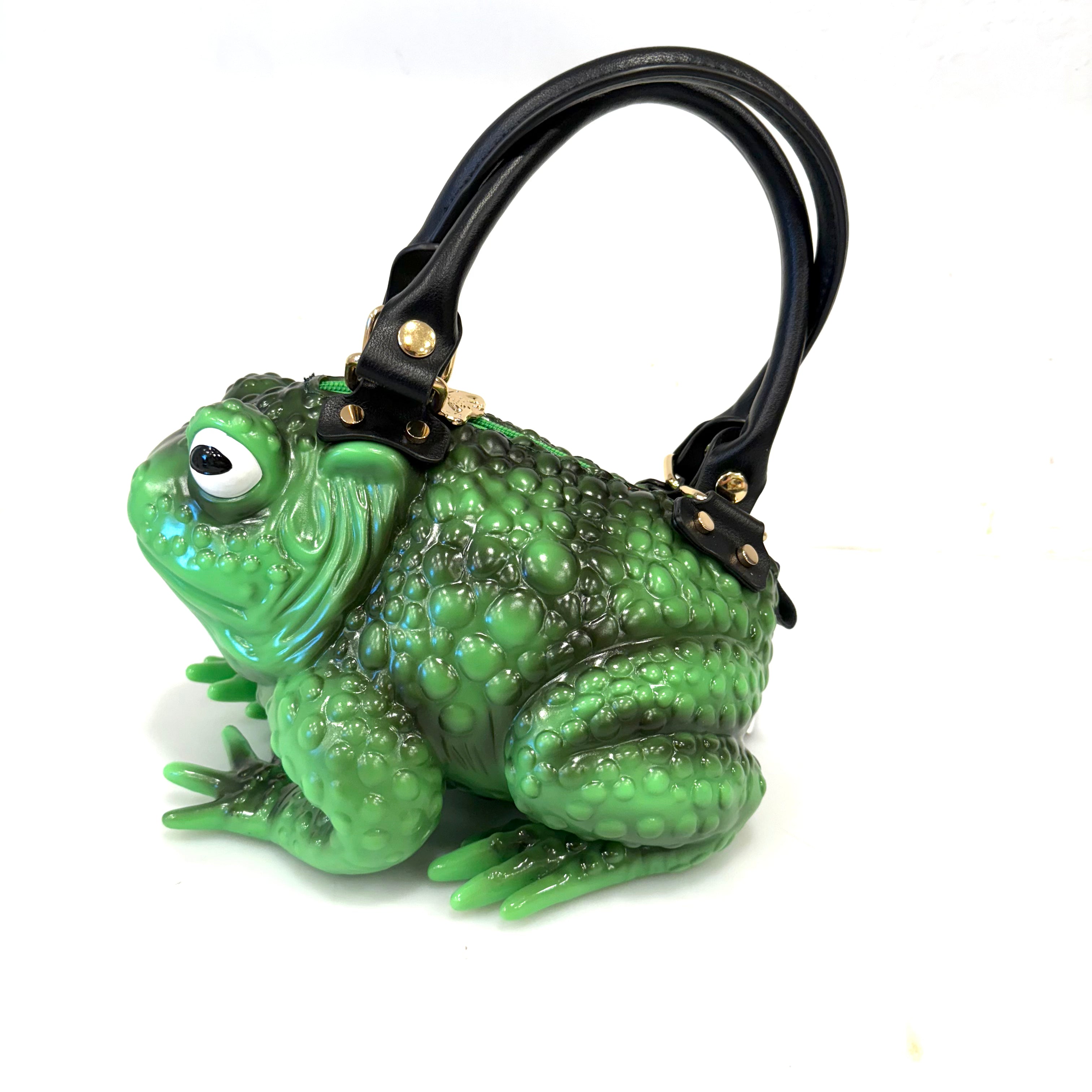 Green Glow in the Dark Toad Bag