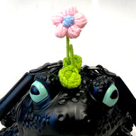 Crochet Pink Flower Topper