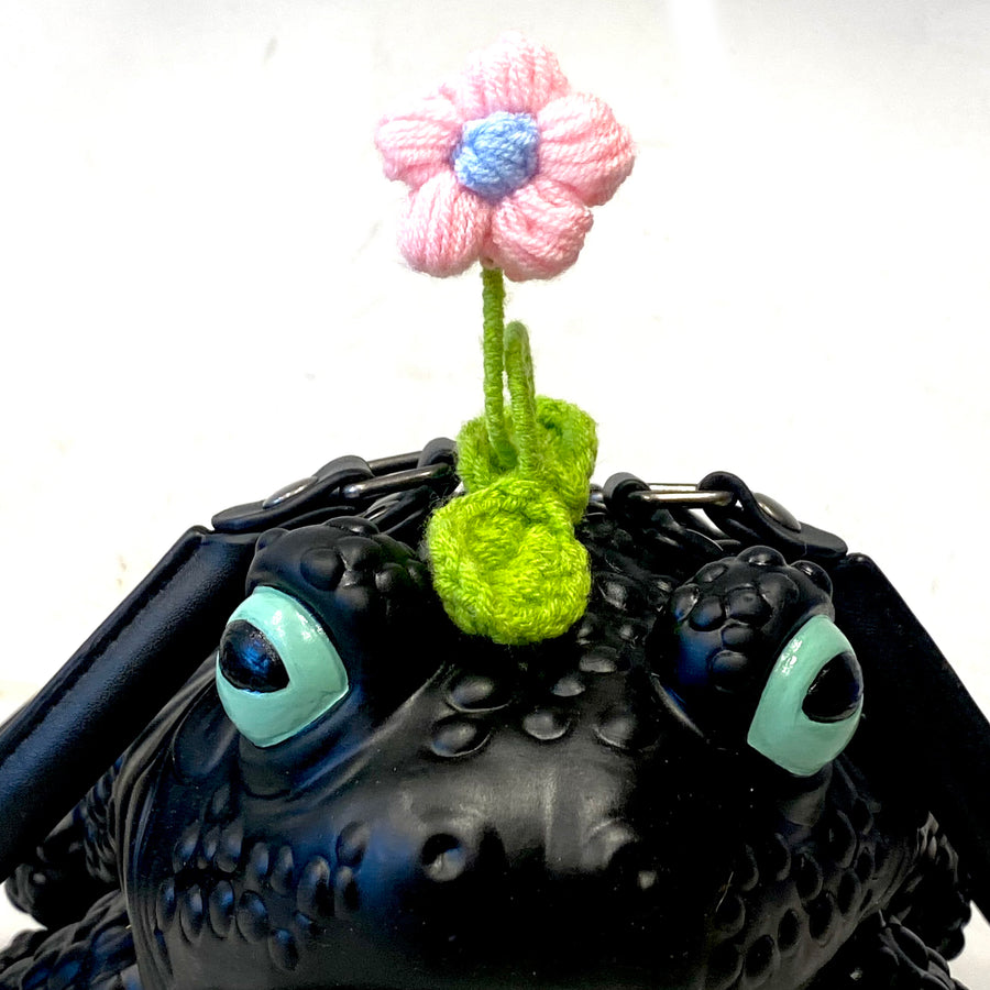 Crochet Pink Flower Topper