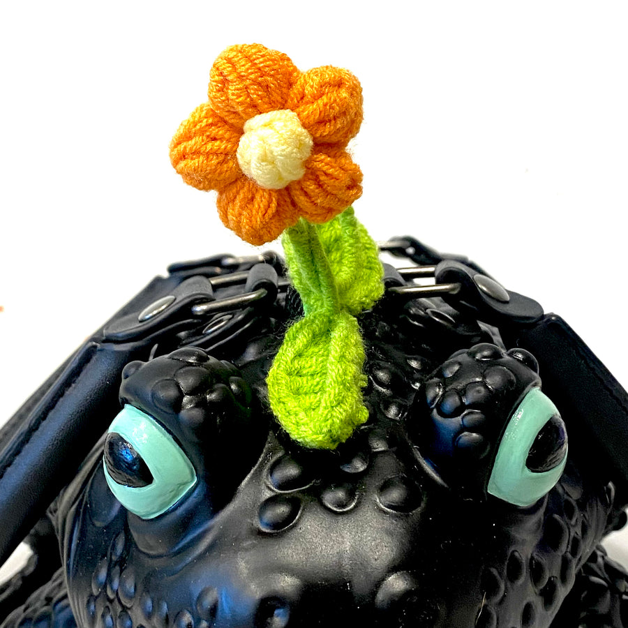 Crochet Orange Flower Topper