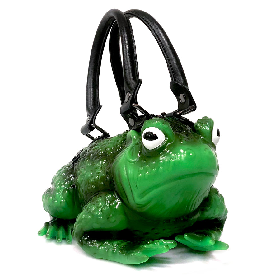 Sold Out! Sign Up For Restock Notifications! Green Glow in the Dark Toad Bag